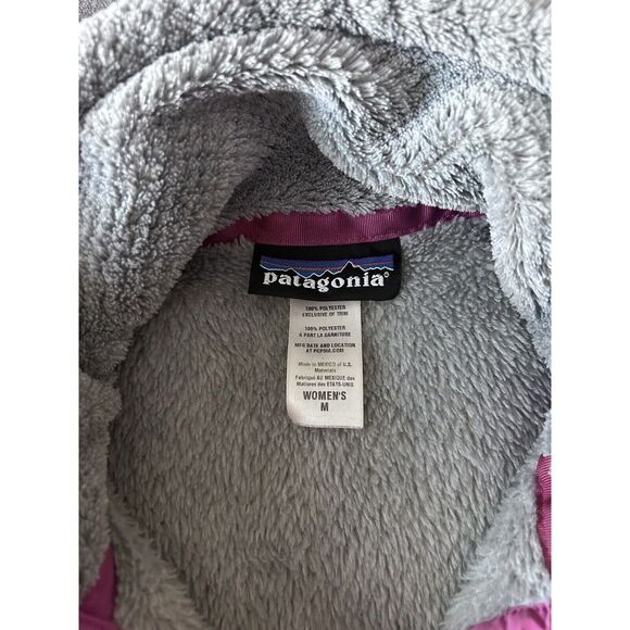Patagonia Re-Tool Snap-T Womens Medium Fleece Pullover Polartec Thermal Pro Gray - Picture 3 of 7